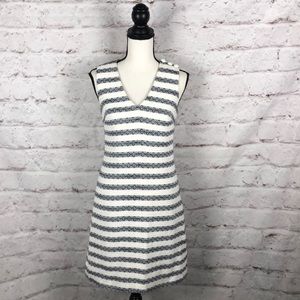 NWOT J Crew Navy Blue Stripe Dress Sz 00
